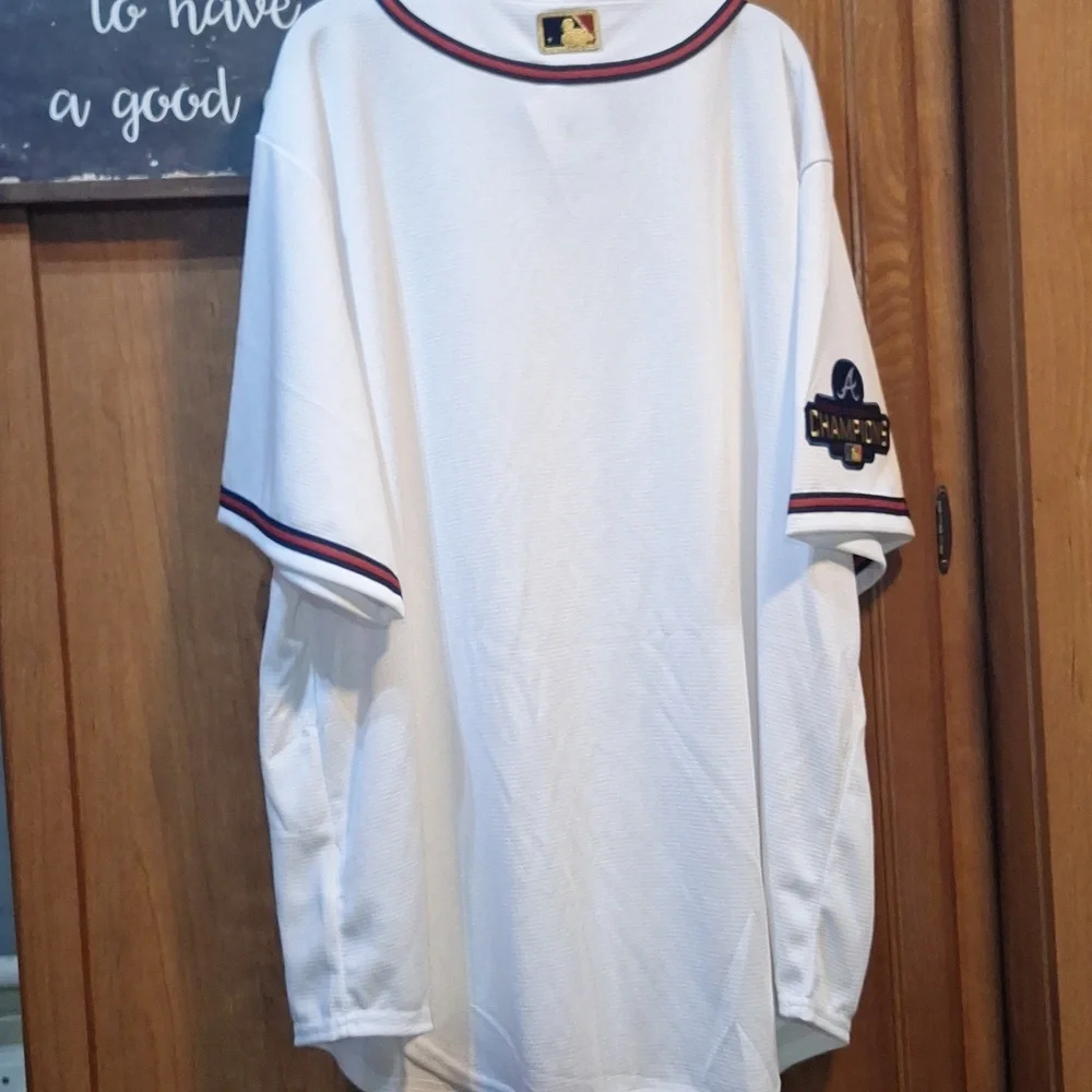 A Nike Genuine Merchandise Atlanta Braves Blank jersey in multiple sizes. - Picture 8 of 8